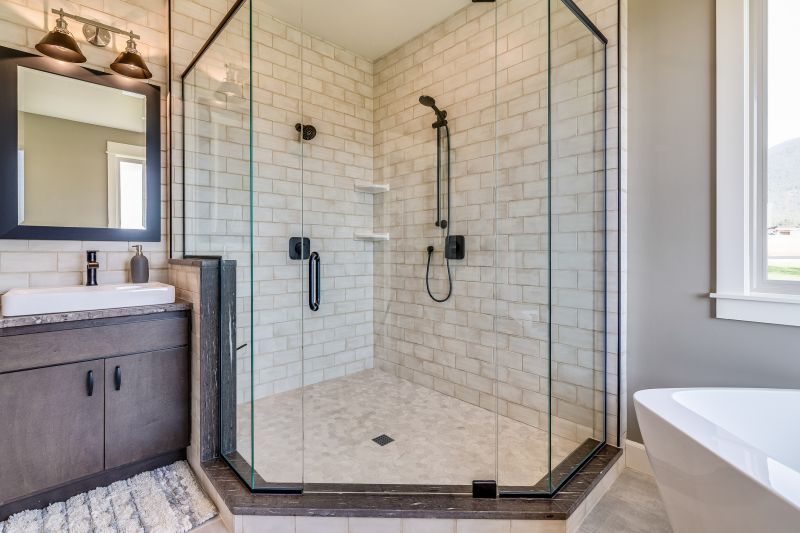 Sleek Tiled Shower